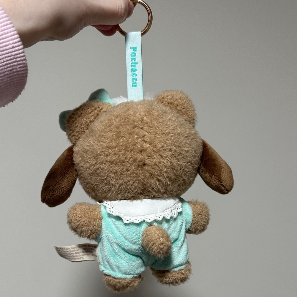 Sanrio Plush Keychain Set - Mint, Lavender & Brown Characters - Picture 7 of 7